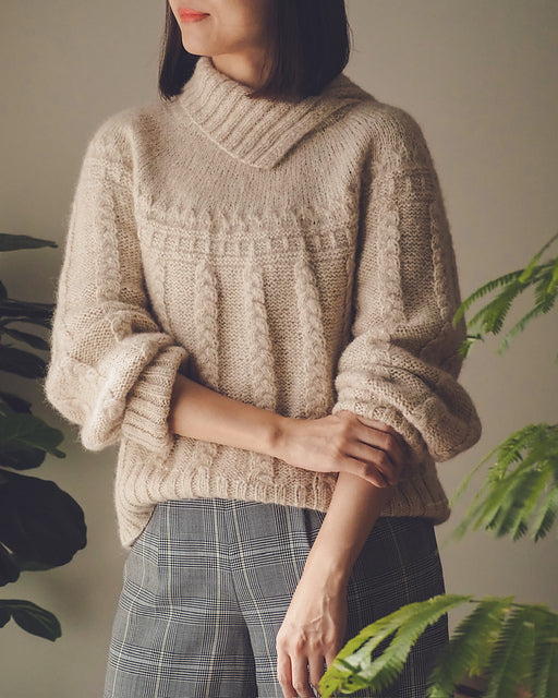 Chunky Cable Sweater Knitting Pattern