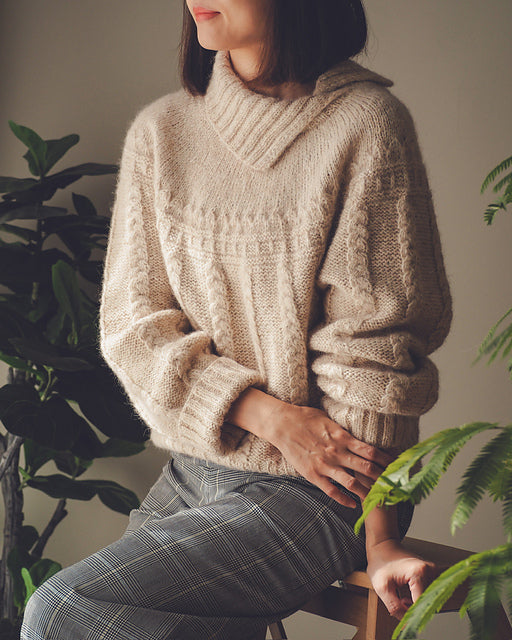 Chunky Cable Sweater Knitting Pattern