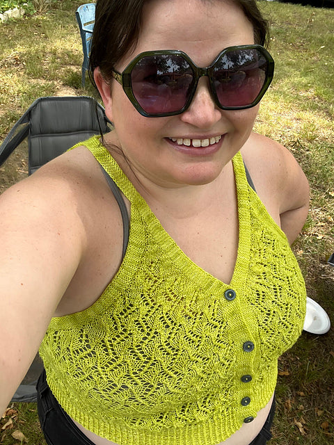 Sleeveless Top Knitting Pattern