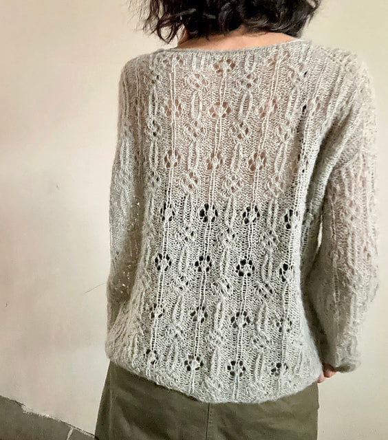 Floral Sweater Knitting Pattern