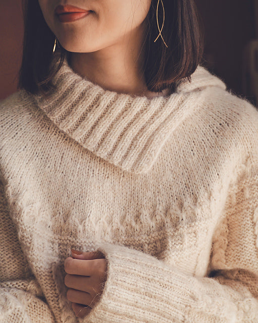 Chunky Cable Sweater Knitting Pattern