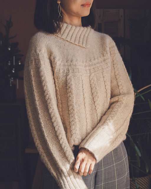 Chunky Cable Sweater Knitting Pattern