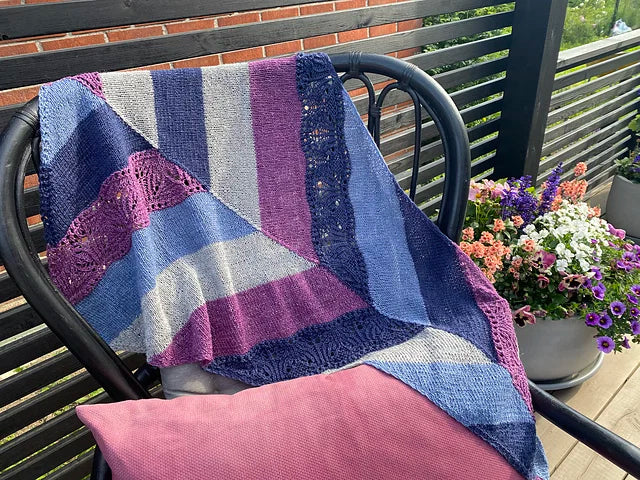 Neck Shawl Knitting Pattern