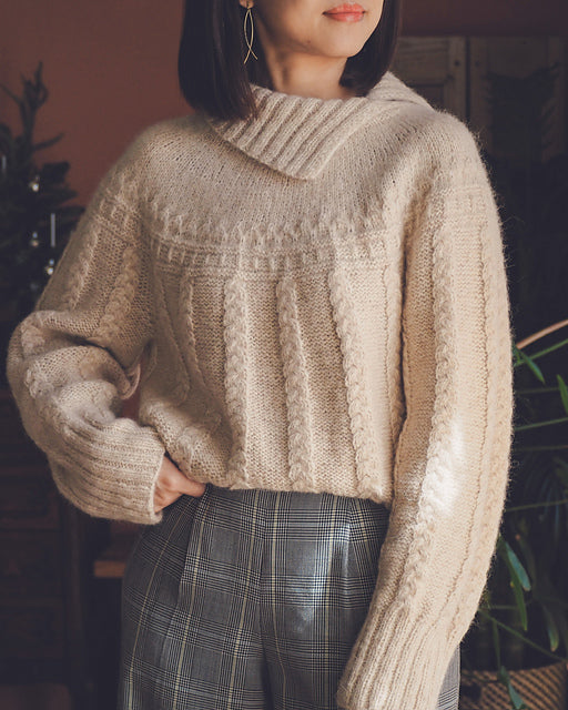 Chunky Cable Sweater Knitting Pattern