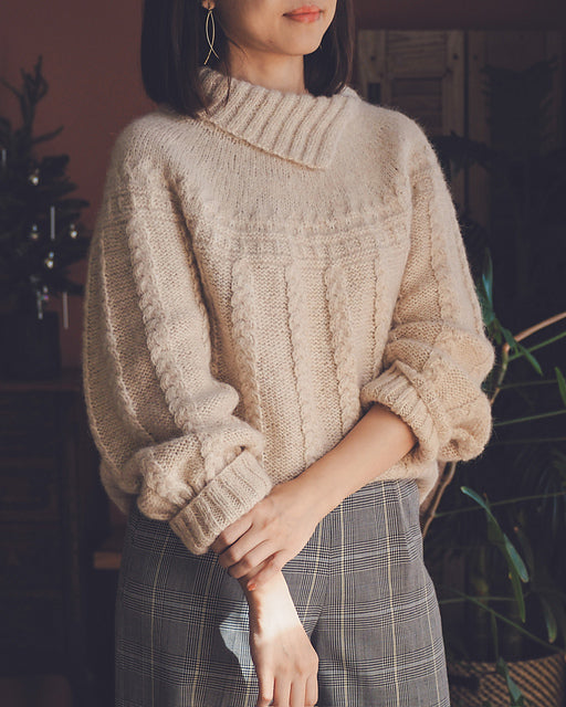 Chunky Cable Sweater Knitting Pattern