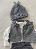 Beanie Bunny Tail Knitting Pattern
