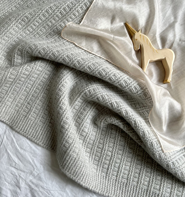 Textured Baby Blanket Knitting Pattern