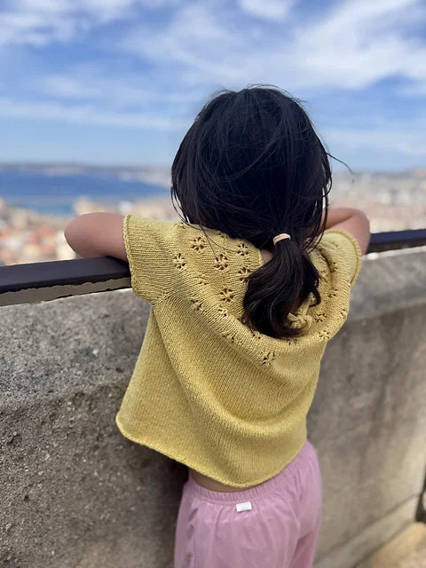 Kids Lace Blouse Knitting Pattern