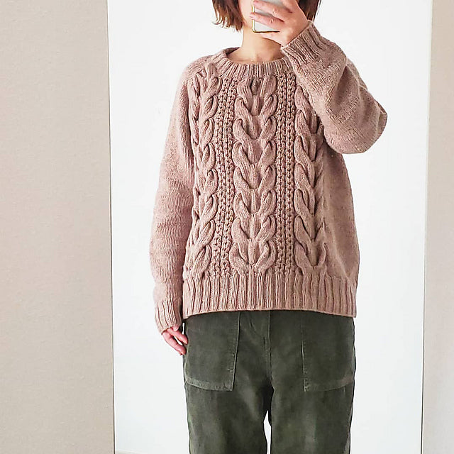 Chunky Cable Pullover Knitting Pattern