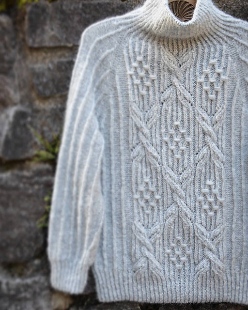 Winter Lace Sweater Knitting Pattern