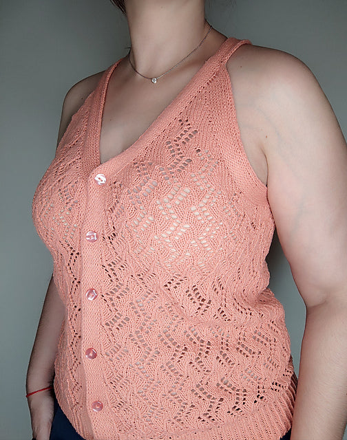 Sleeveless Top Knitting Pattern