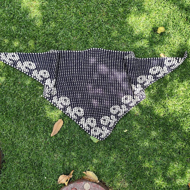 Geometric Scarf Knitting Pattern