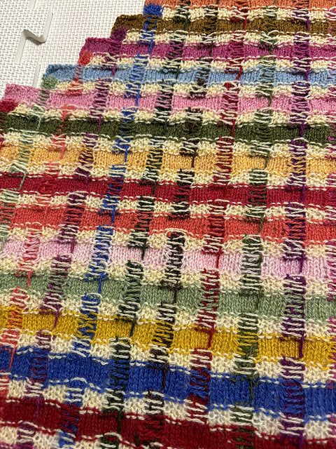 Woven Scarf Knitting Pattern