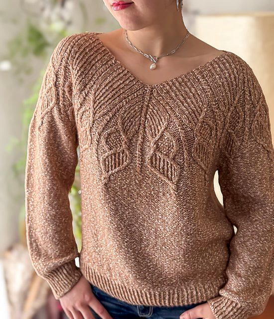 Cable Sweater Knitting Pattern