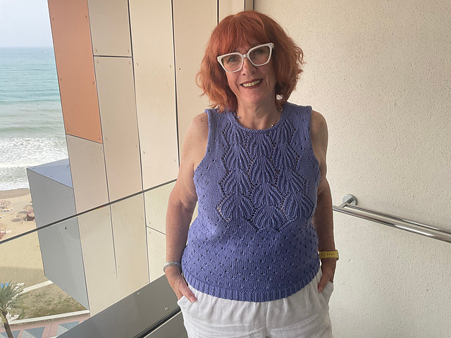 Leaf Lace Top Knitting Pattern