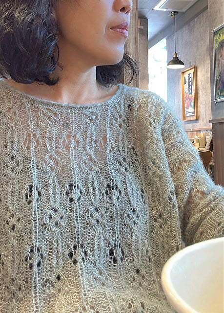 Floral Sweater Knitting Pattern