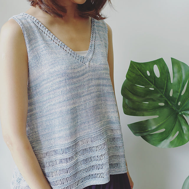 Breeze Sleeveless Top Knitting Pattern