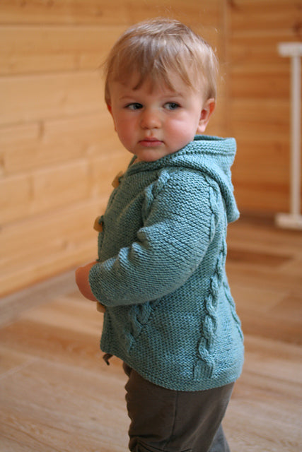 Cable Hoodie Knitting Pattern