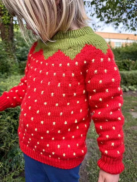 Kids Fruit Sweater Knitting Pattern