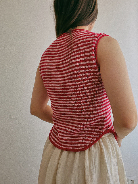 Casual Summer Tank Knitting Pattern