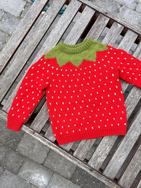 Kids Fruit Sweater Knitting Pattern