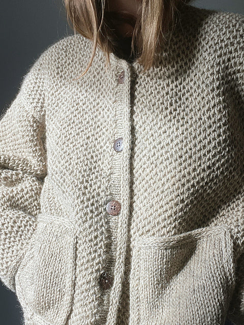 Oversized Jacket Knitting Pattern