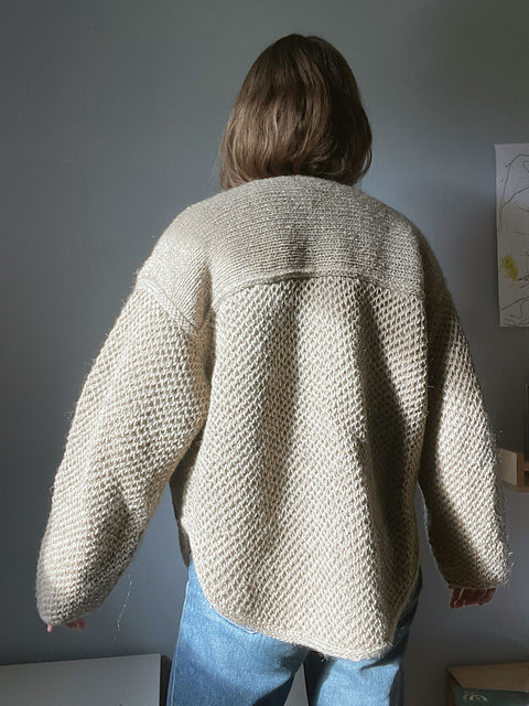 Oversized Jacket Knitting Pattern