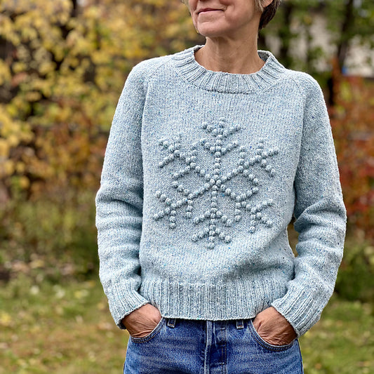 Snowflake Sweater Knitting Pattern