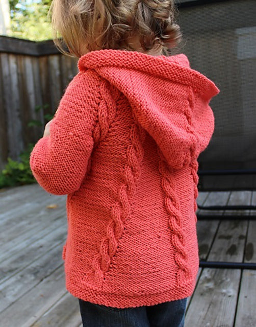 Cable Hoodie Knitting Pattern