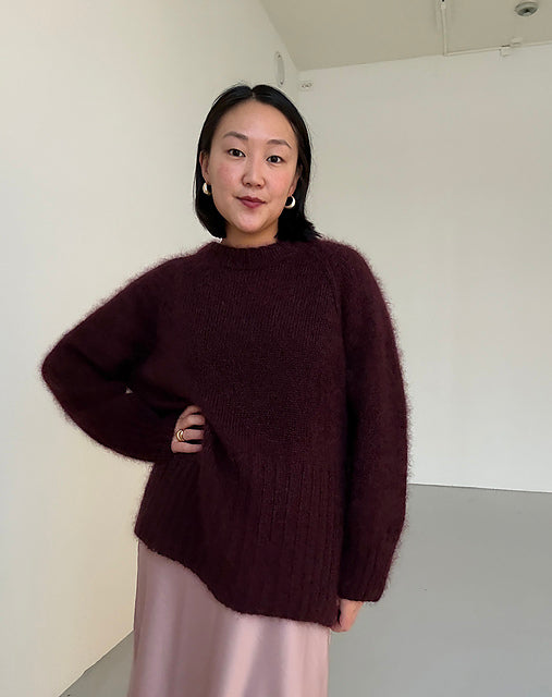Soft Mohair Sweater Knitting Pattern