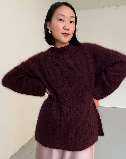 Soft Mohair Sweater Knitting Pattern