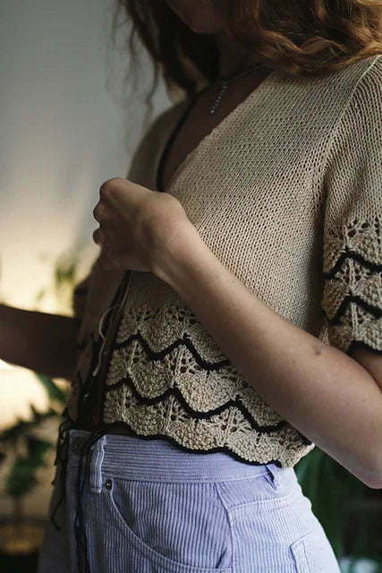 Puff Sleeve Tee Knitting Pattern