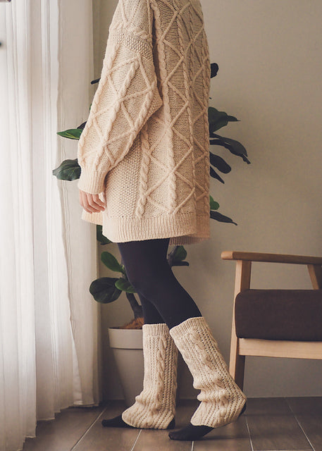 Oversized Cable Sweater Knitting Pattern