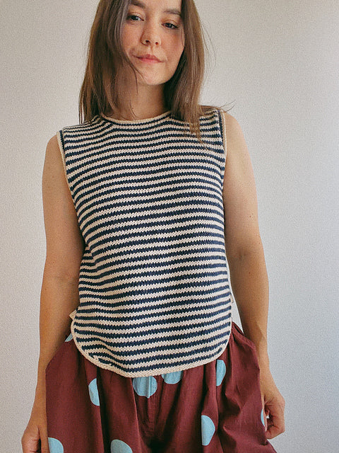 Casual Summer Tank Knitting Pattern