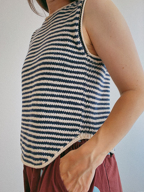 Casual Summer Tank Knitting Pattern