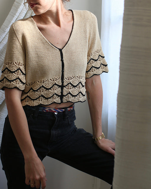 Puff Sleeve Tee Knitting Pattern