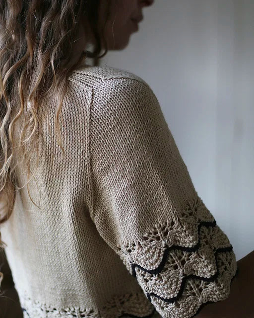 Puff Sleeve Tee Knitting Pattern