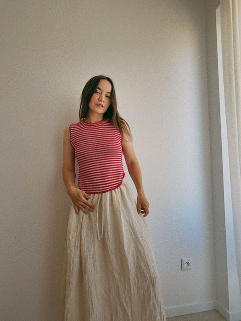 Casual Summer Tank Knitting Pattern