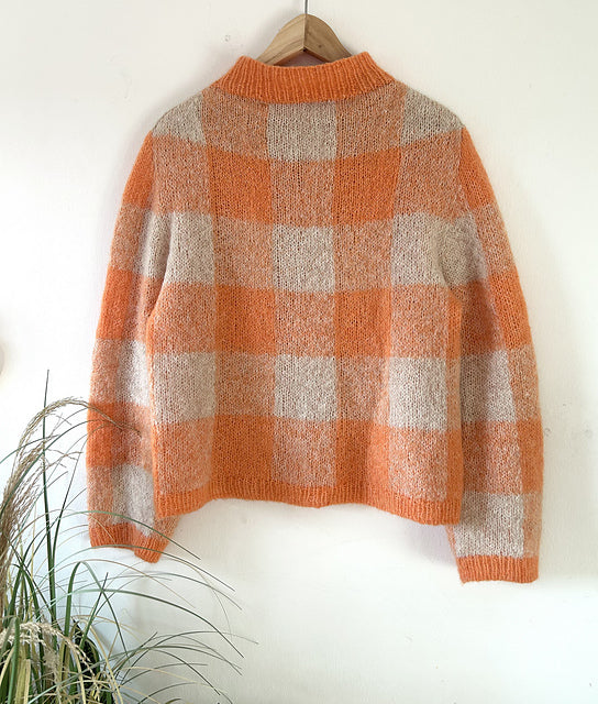 Checkerboard Sweater Knitting Pattern
