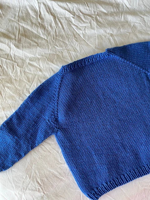 Kids Button Sweater Knitting Pattern