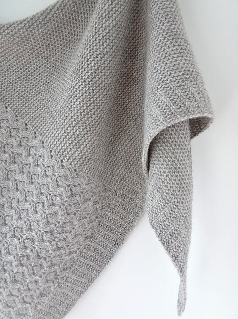 Textured Shawl Knitting Pattern