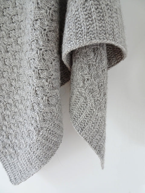 Textured Shawl Knitting Pattern