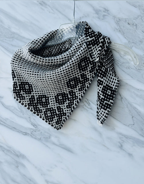 Geometric Scarf Knitting Pattern