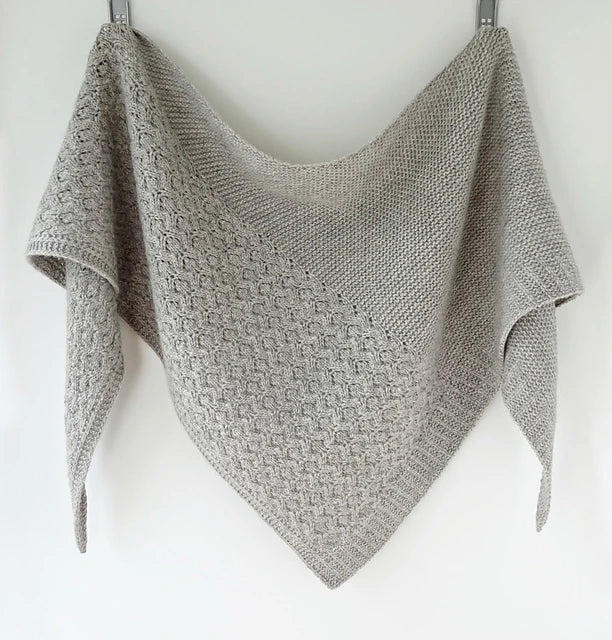 Textured Shawl Knitting Pattern