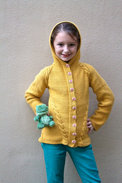 Cable Hoodie Knitting Pattern