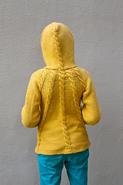 Cable Hoodie Knitting Pattern