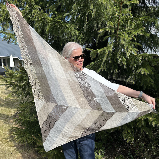 Neck Shawl Knitting Pattern