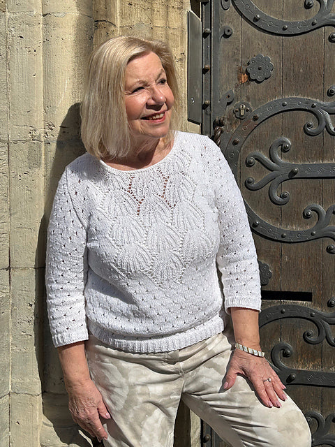 Leaf Lace Top Knitting Pattern