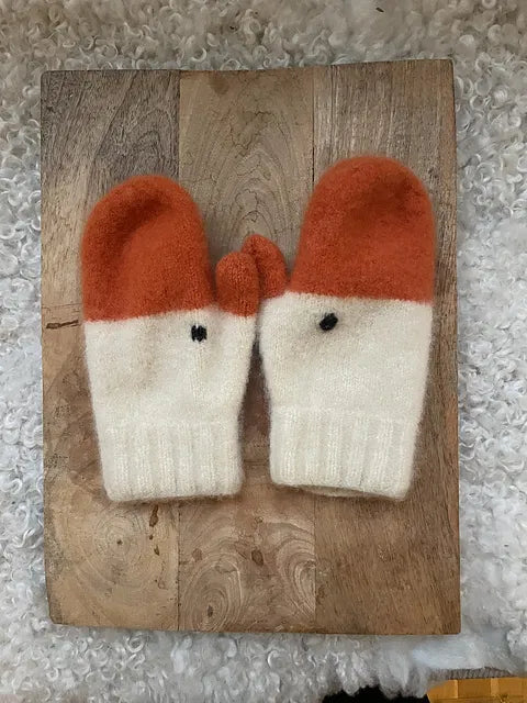 Duck Mittens Knitting Pattern