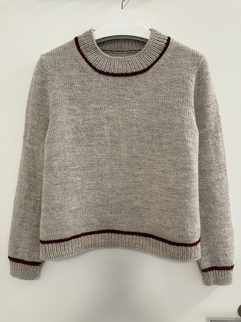 Crew Neck Pullover Knitting Pattern